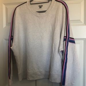 Aerie sweatshirt with stripes.  Size XL
